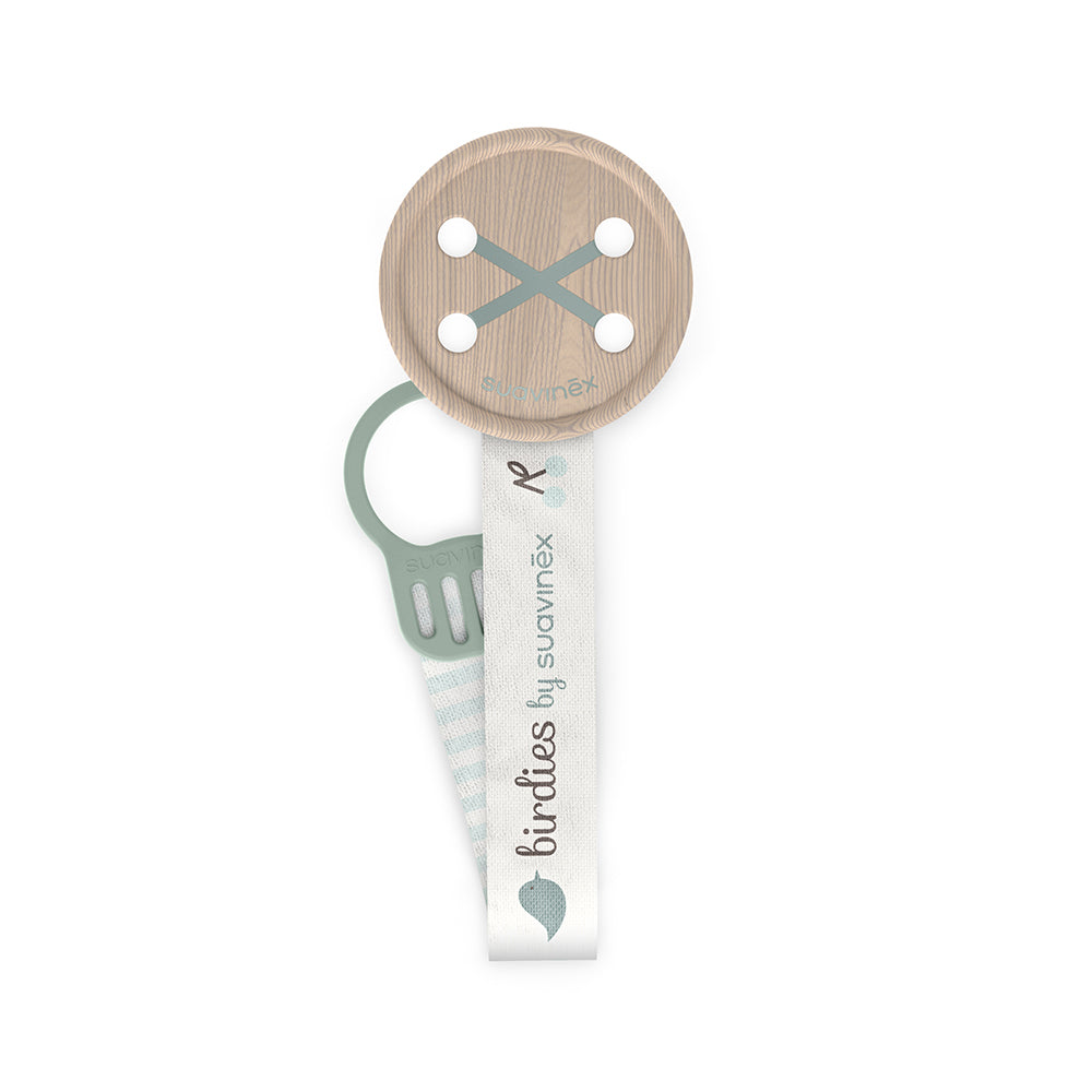 Birdies Clip Tessuto Verde