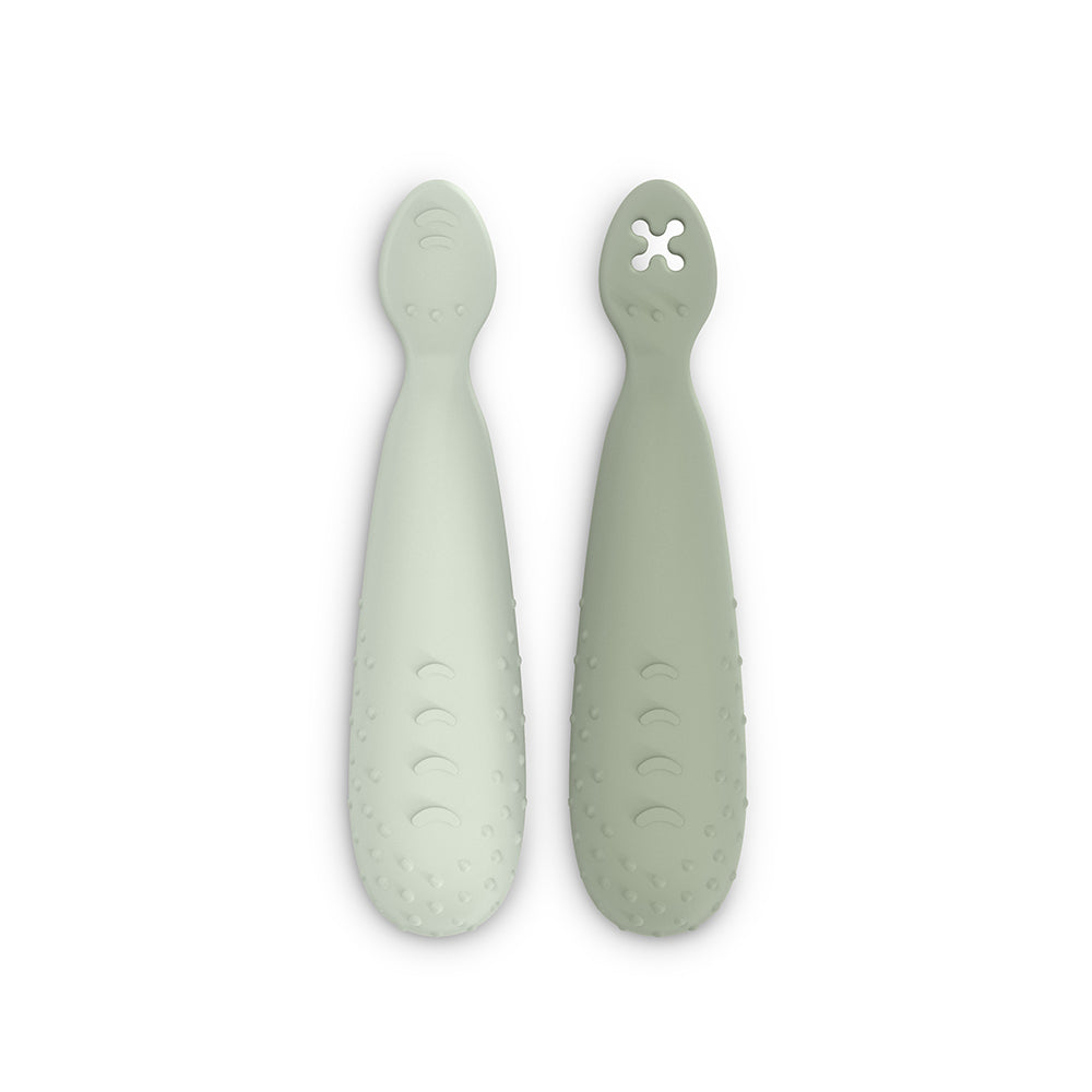 Set 2 Precucchiai Silicone Verde