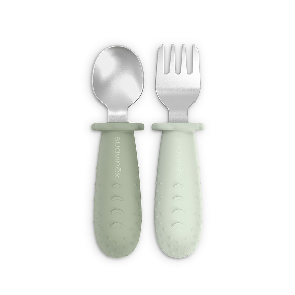 Set 2 Posate Evolutive Inox Verde