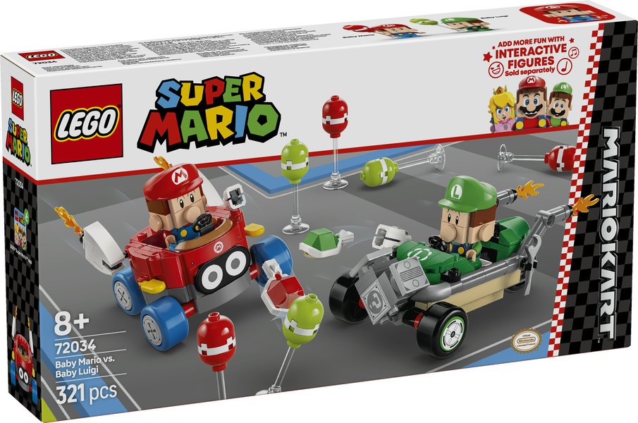 Mario Kart: Baby Mario Vs Baby Luigi