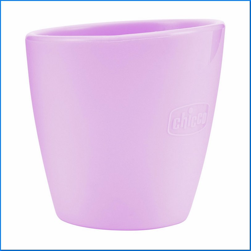 Bicchiere Silicone Rosa