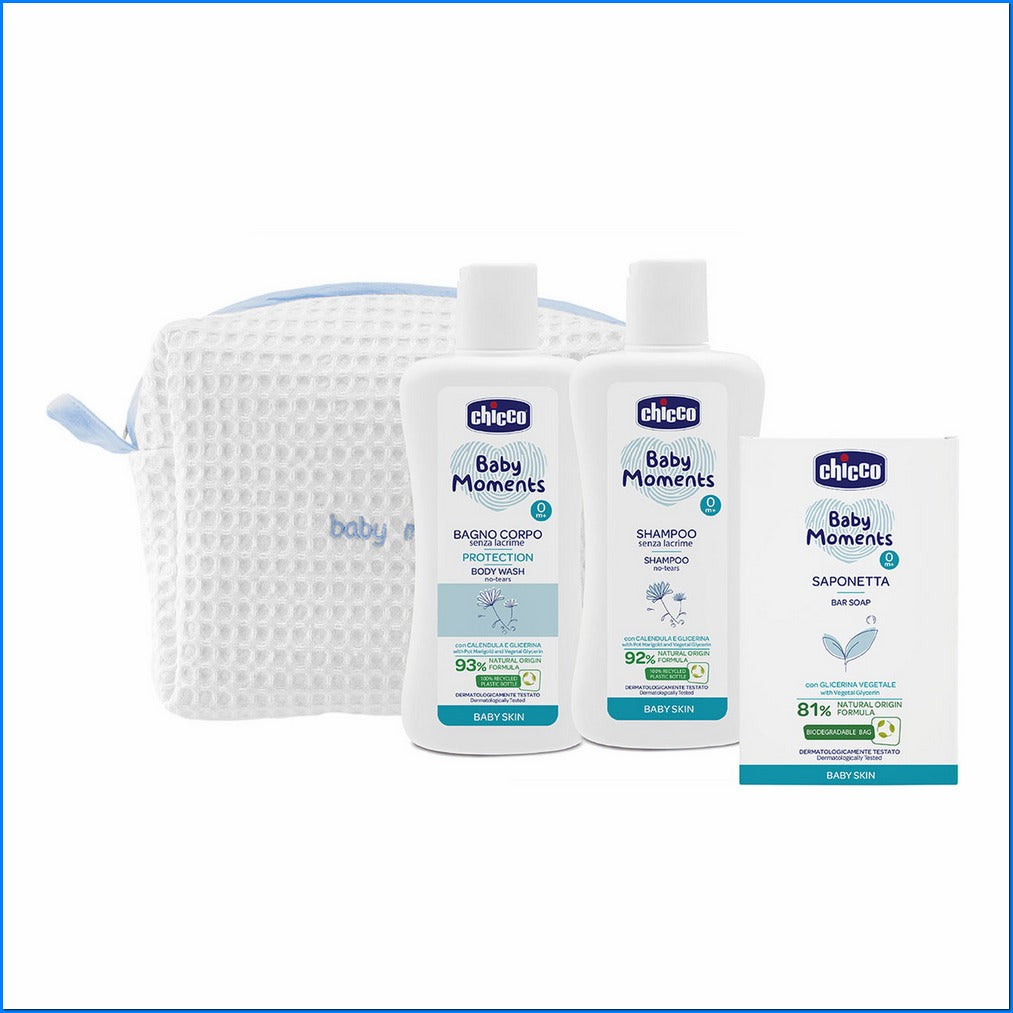 Baby Moments Beauty Zip - Azzurro