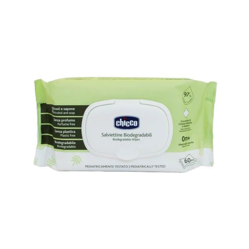 Nuove Salviette 60PZ Biodegr+plaquette - Pz. 12