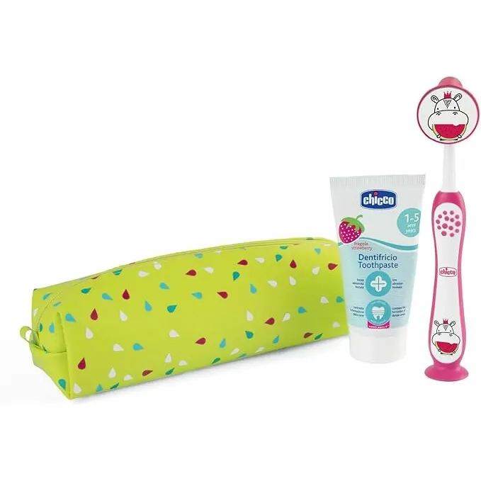 Set Primi Dentini 3Y+ Hippo