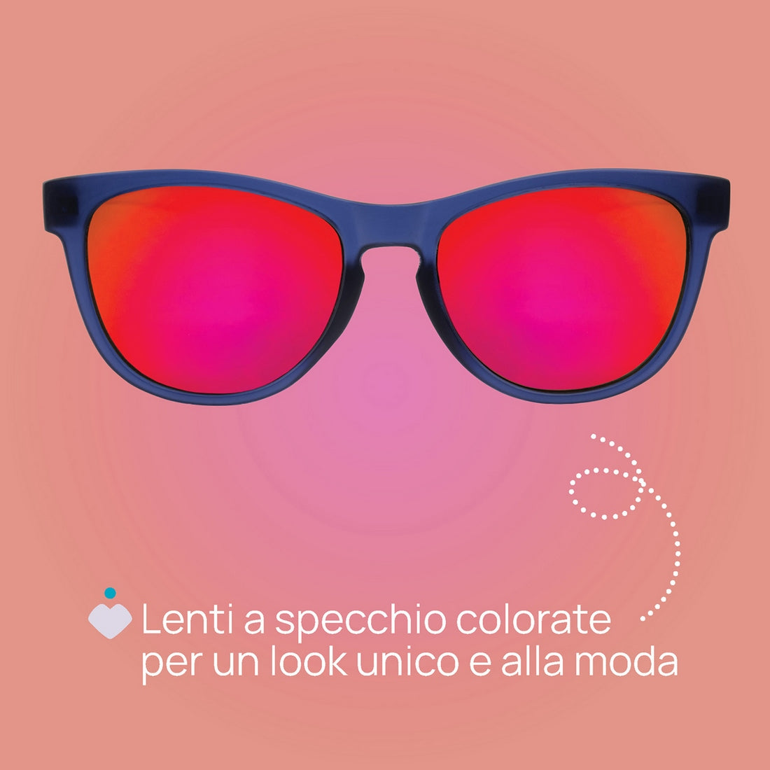 Occhiale 24M+ Blu Lenti a Specchio