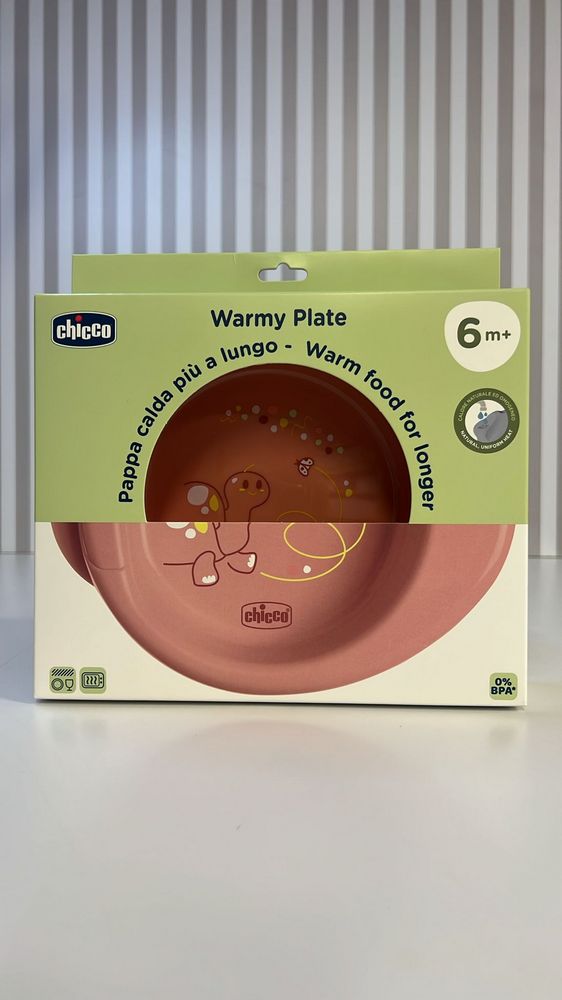 Piatto Pappacalda 6M+ Rosa