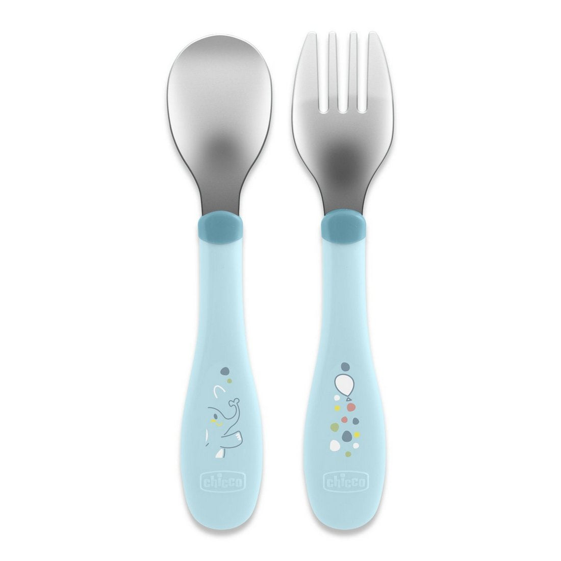 Posate Inox 18M+ Azzurro