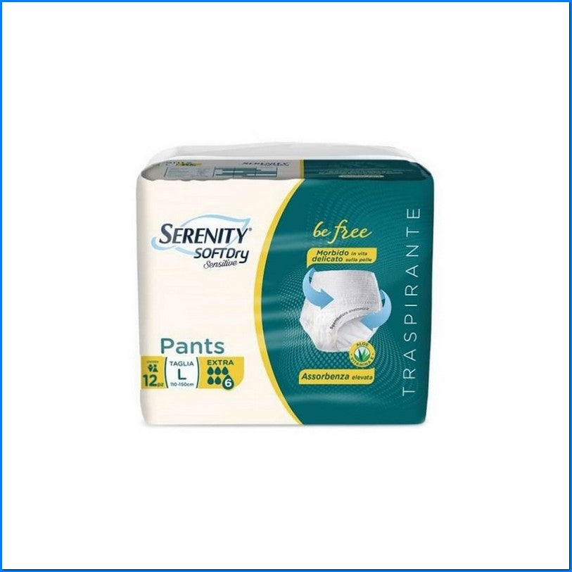 Pants Sensitive Be Free Extra L 12 Pz