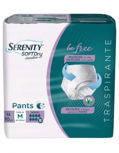 Pants Sensitive Maxi Tg. M 8X10 Pz