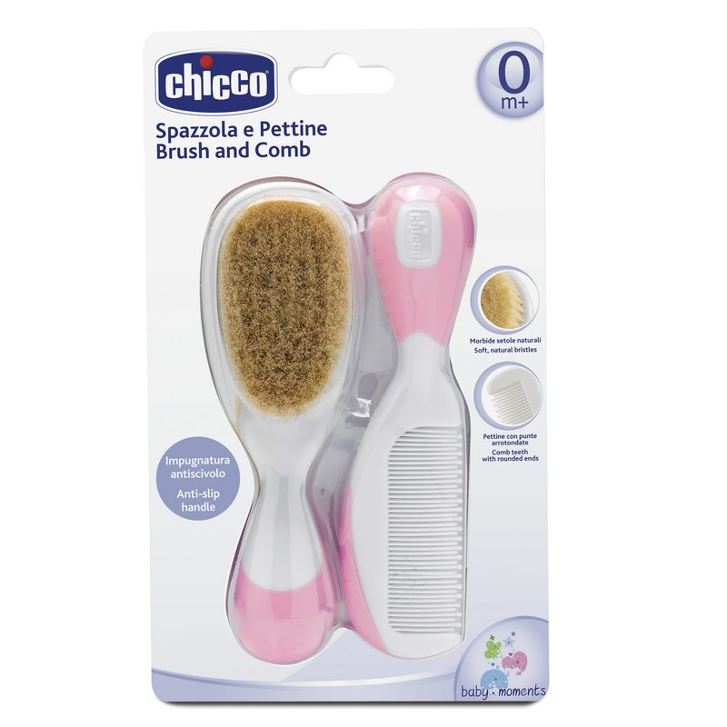 Spazzola e Pettine Rosa
