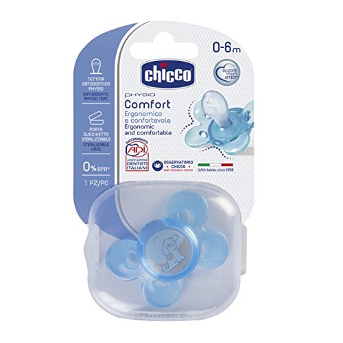 Succhietto Comfort Blu Sil 0-6M 1PC C