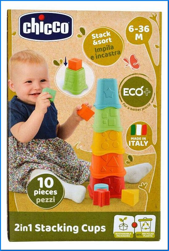 Gioco 2IN1 Stacking Cups Eco+