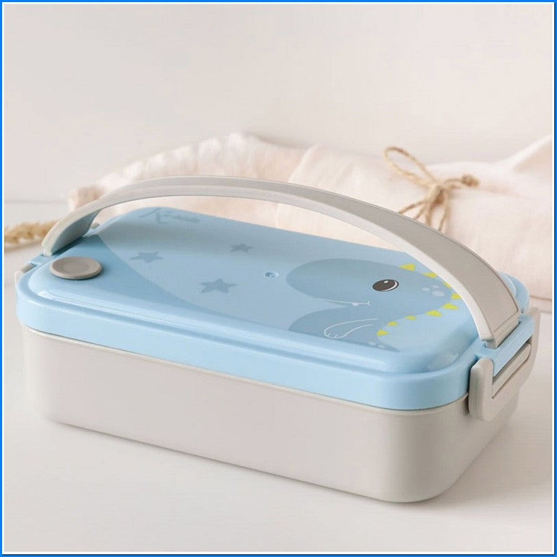 Caja Almuerzo Acero Inox Pp Azul 550ML