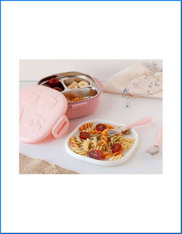 Portapranzo Acciaio Inossidabile Rosa