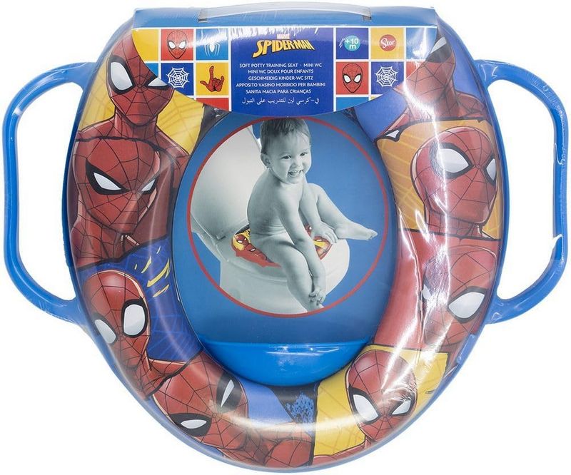 Mini Wc Morbido C/man. Spiderman