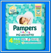Pannolini Babydry Maxi 4 - KG.7-18 - Pz. 8