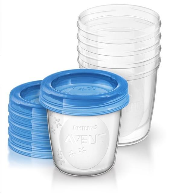 5 Vasetti Via 180 Ml con Coperchi