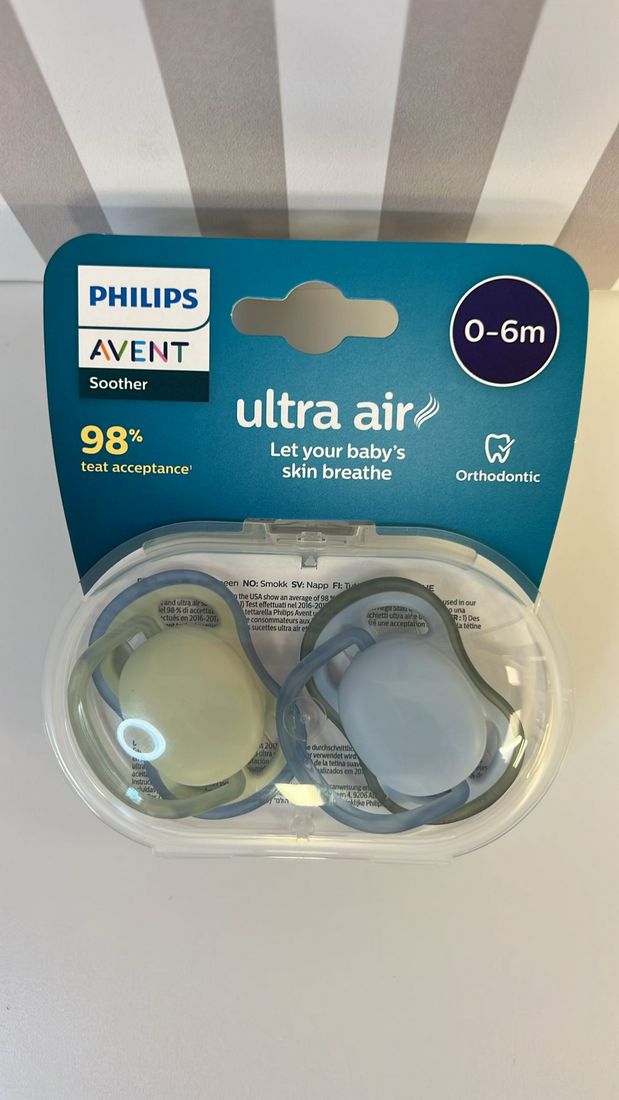 2 Succhietti Ultra Air 0-6M Maschietto