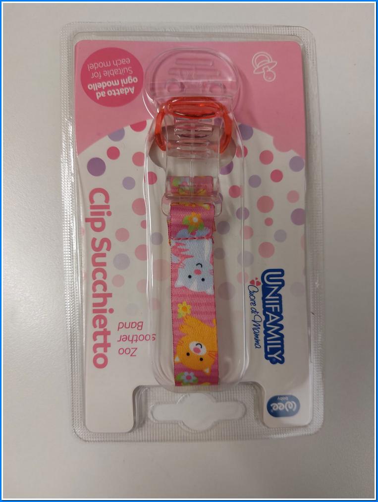 Clip Portasucchietto Rosa