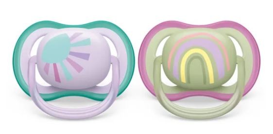 AVENT SUCCHIETTI ULTRA AIR 2PZ 0-6M SOLE/ARCOBALENO