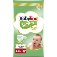 BABYLINO SENSITIVE TG.4 MAXI 8-13KG 50PZ PANNOLINO ECONOMY