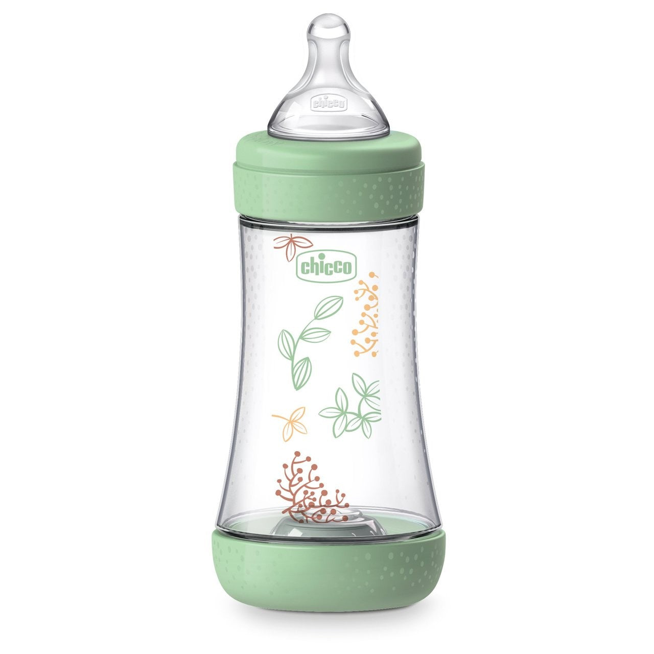 CHICCO BIBERON PERFECT 5 ECO PLAST.240ML SILIC.