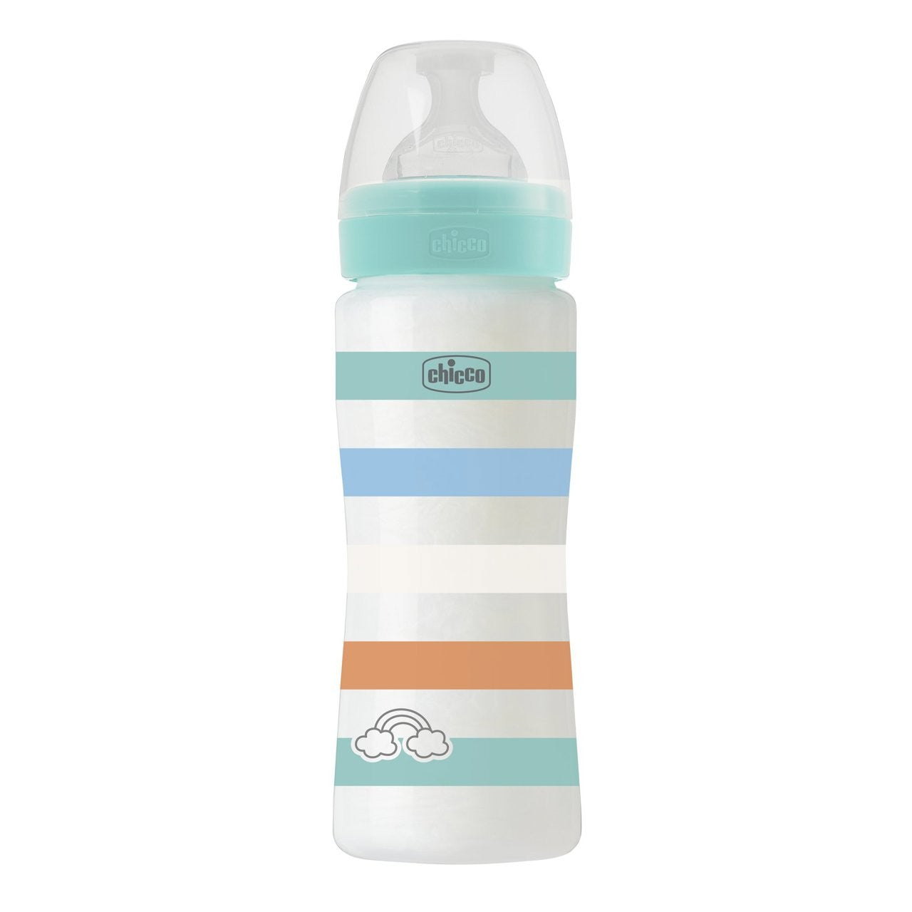 CHICCO BIBERON WB GREEN BOY PLAST.330ML SILIC.FL VELOCE