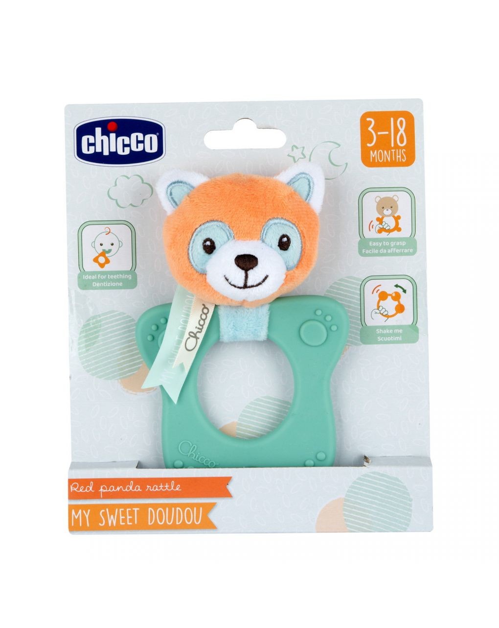 CHICCO GIOCO MSD RED PANDA RATTLE