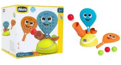 CHICCO GIOCO PADEL SET RACCHETTE CON PALLINE