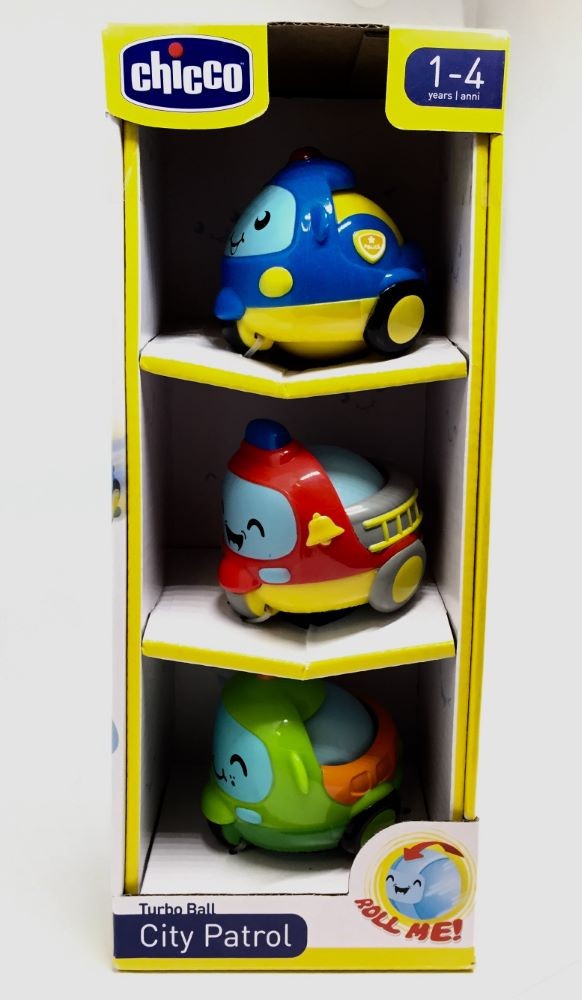 CHICCO GIOCO TURBO BALL CITY PATROL 3PZ