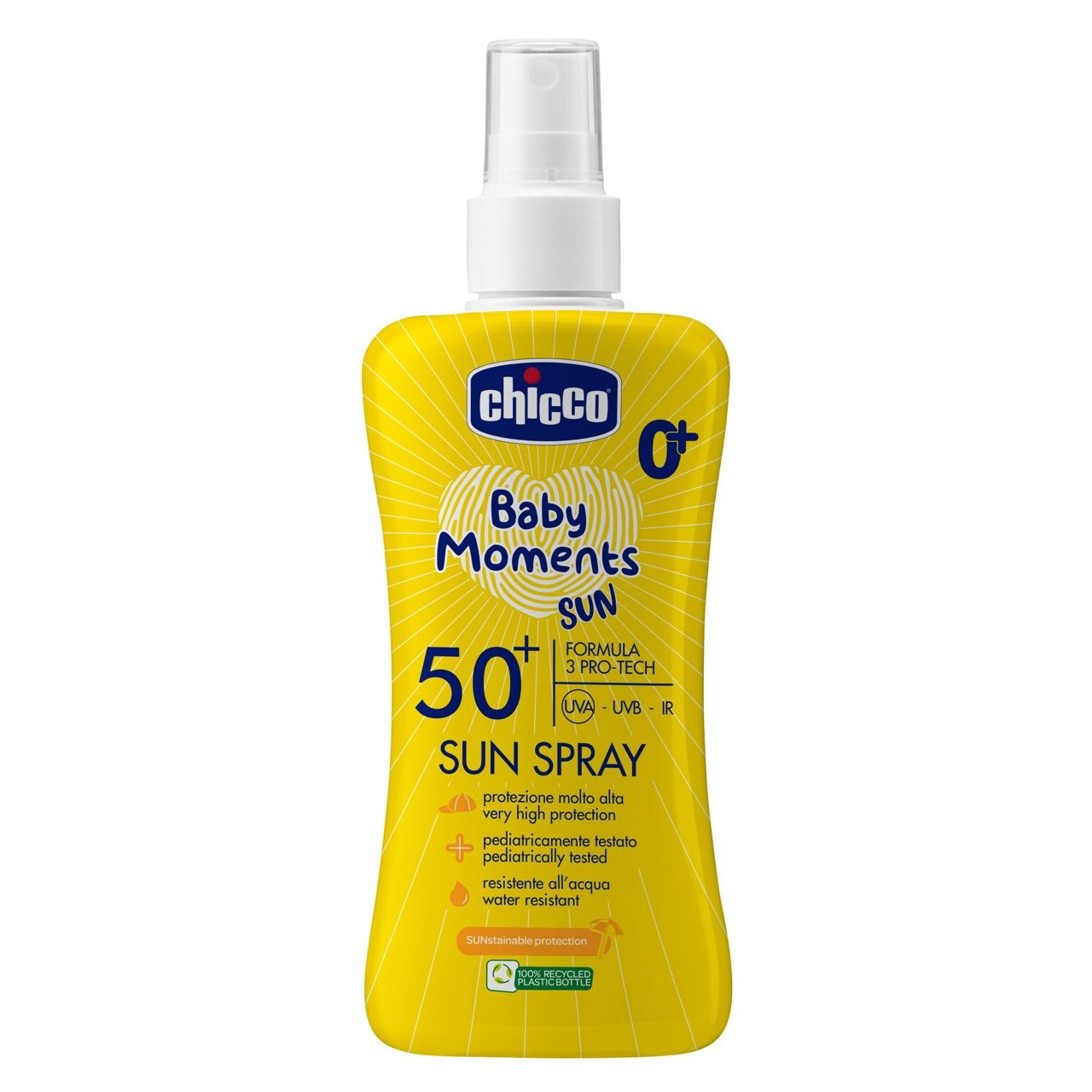 CHICCO LATTE SPRAY SPF50+ PROTEZIONE MOLTO ALTA 150ML
