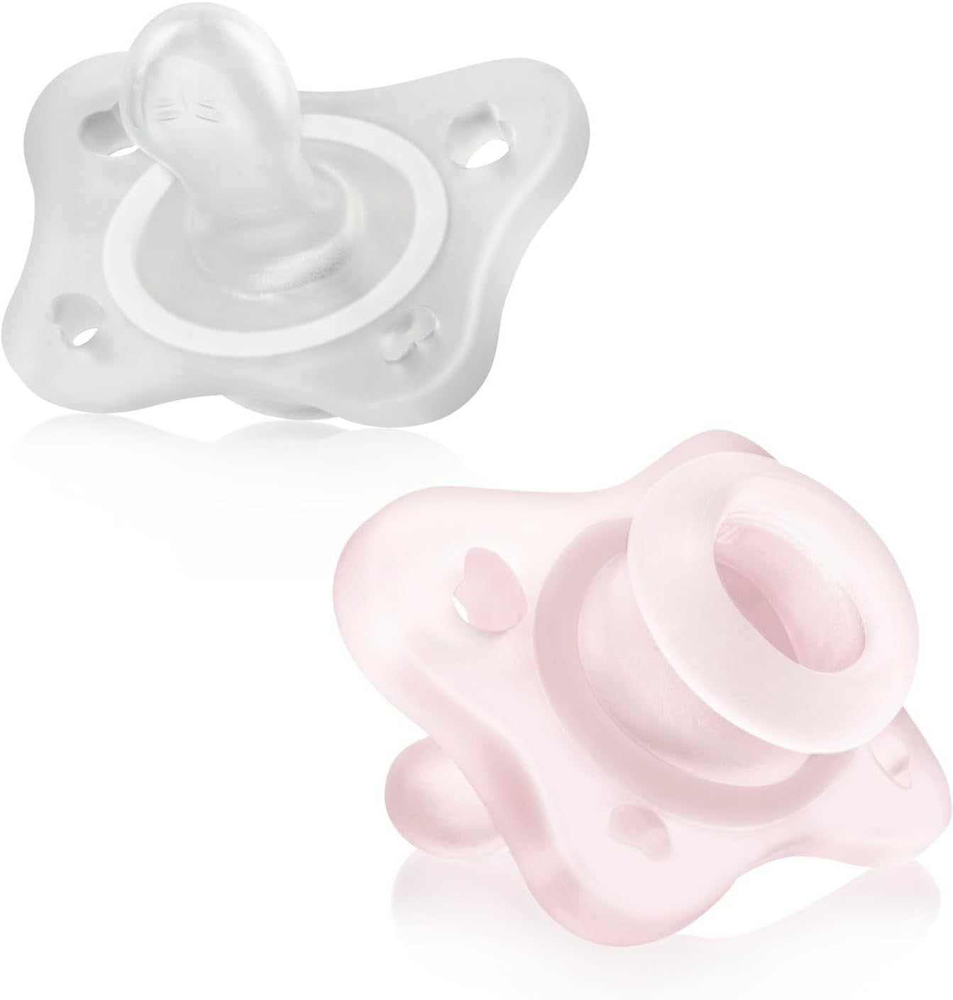 CHICCO MINI GOMMOTTO ROSA 0-2M 2PZ