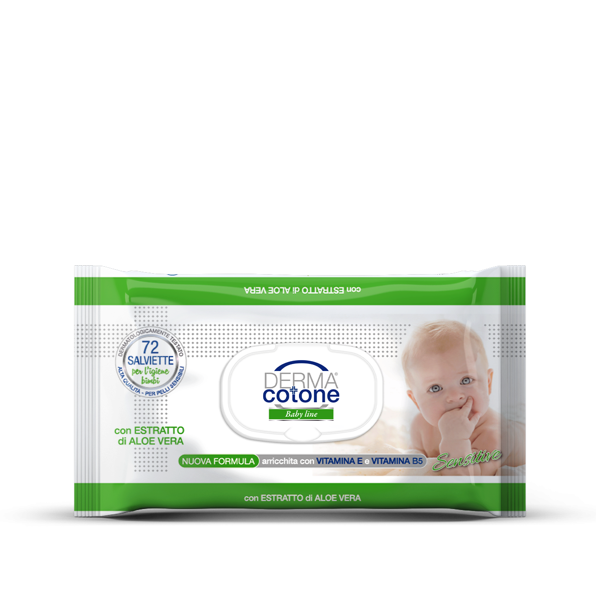 DERMACOTONE SALVIETTINE ALOE VERA 72PZ C/PLACCHETTA