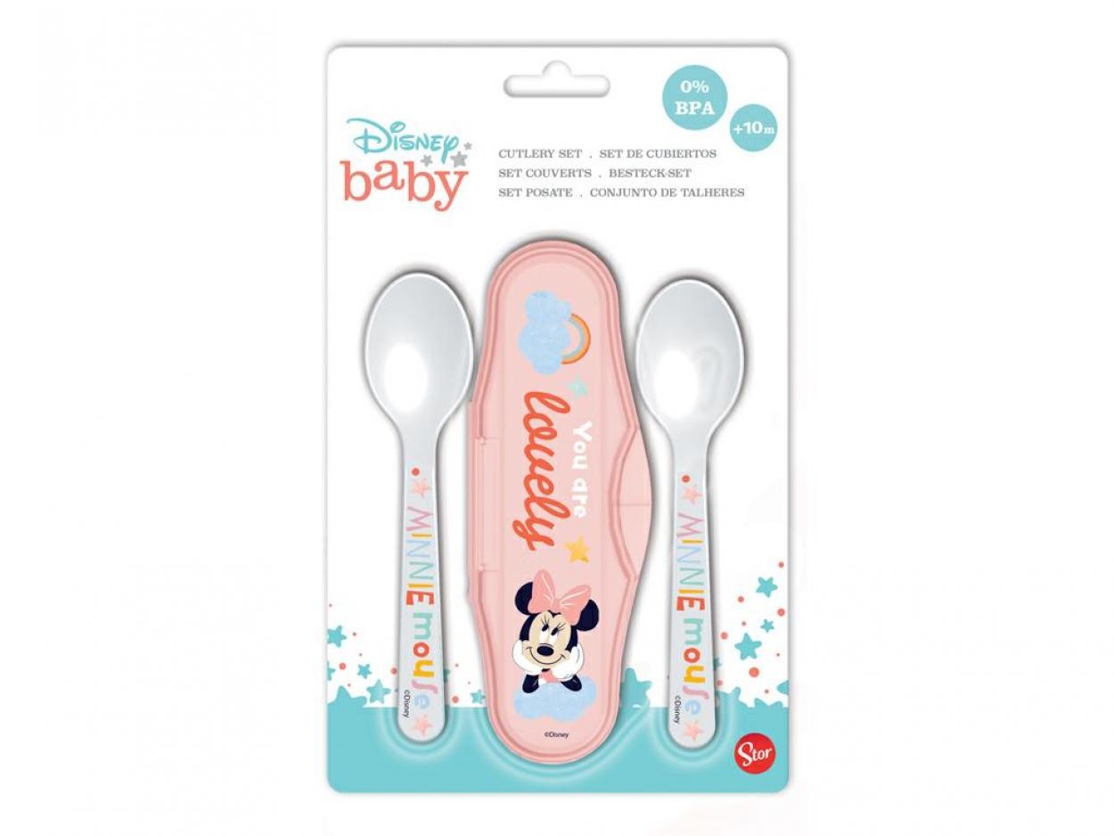 DISNEY BABY SET VIAGGIO 2PZ CUCCHIAINI MINNIE ART.13166