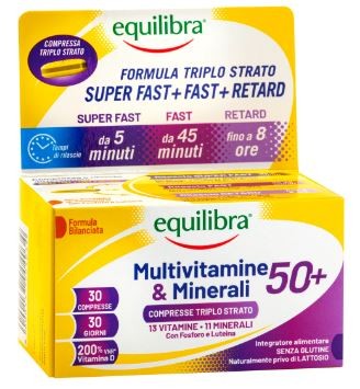 EQUILIBRA INTEGRATORE 50+ MULTIVITAMINE&MINERALI 30 COMPRES