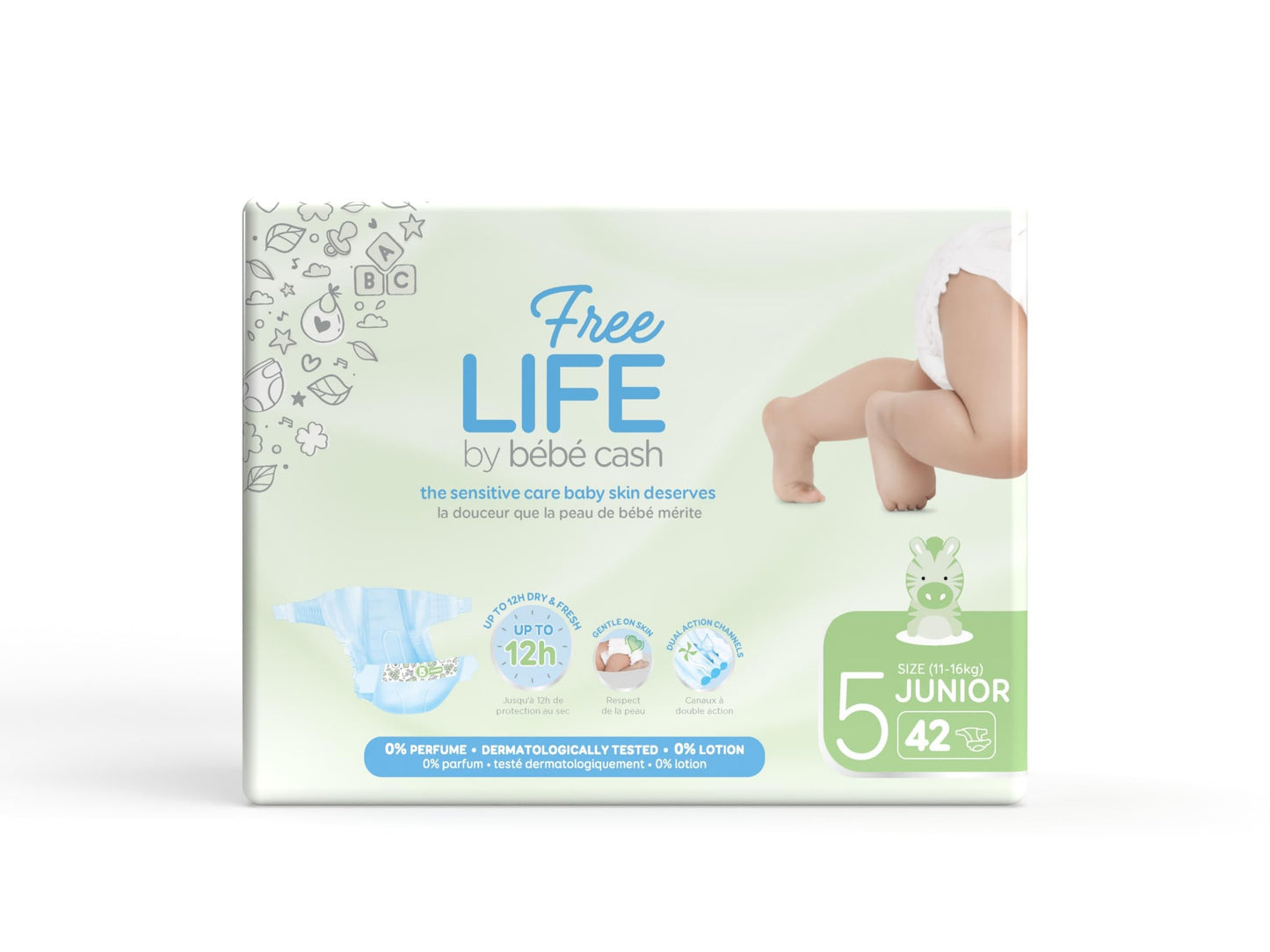 FREELIFE TG.5 JUNIOR 11-25KG 42PZ BY BEBE' CASH 500274500