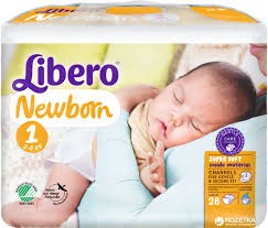 LIBERO 1 NEWBORN 2-5KG 24PZ PANNOLINI