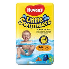 LITTLE SWIMMERS 5-6 KG.12-18 PZ.11 HUGGIES