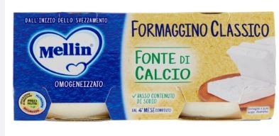 MELLIN FORMAGGINO CLASSICO 2PZ 80GR OMOGENEIZZATO