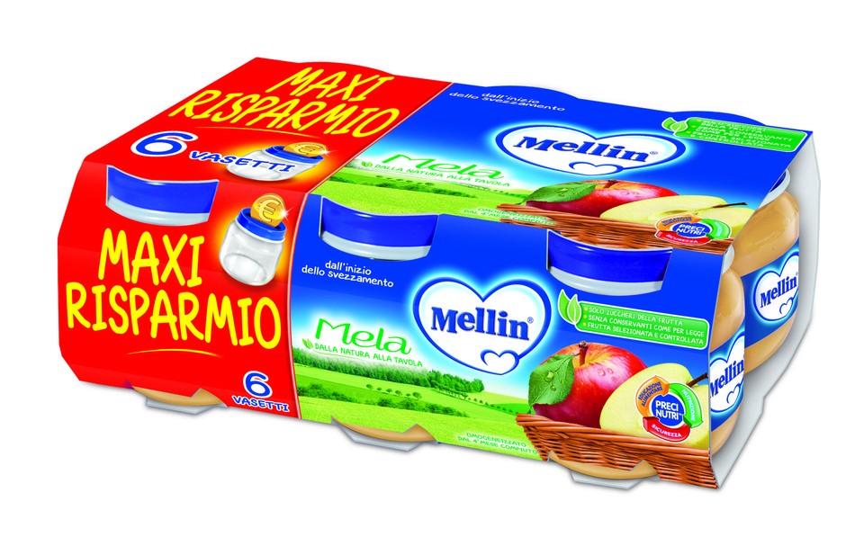 MELLIN MELA 6PZ 100GR OMOGENEIZZATO