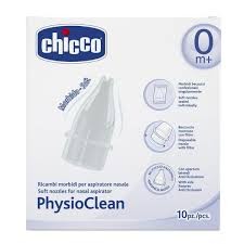 PHYSIOCLEAN 10 RICAMBI MORBIDI x ASPIRATORE NASALE CHICCO