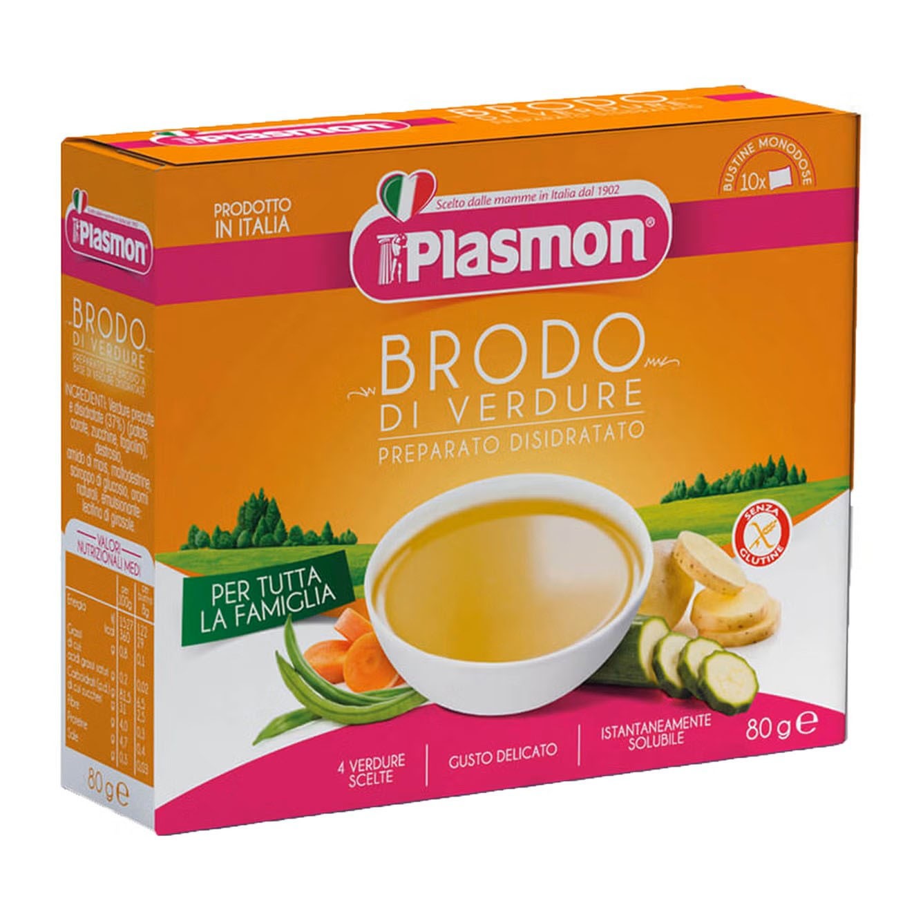 PLASMON BRODO DI VERDURA 80 GR