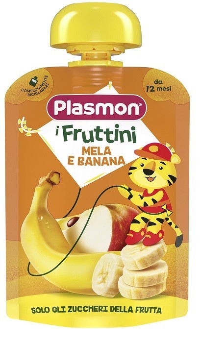 PLASMON I FRUTTINI MELA BANANA 130GR