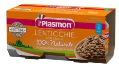 PLASMON LEGUMI LENTICCHIE 80GR 2PZ
