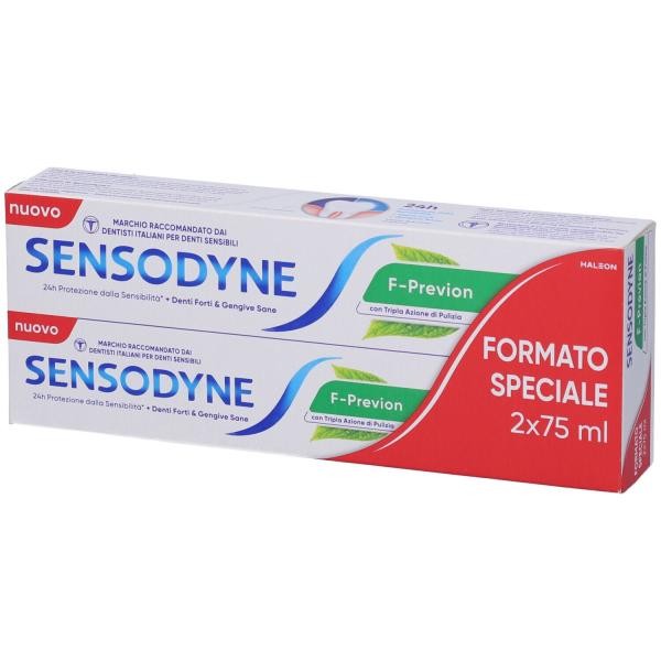 SENSODYNE F-PREVION 2x75ML MENTA FRESCA