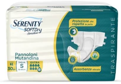SERENITY PANNOLONE MUTANDINA EXTRA TG.S 30PZ