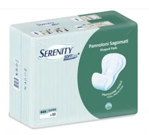 SERENITY PANN.SAGOMATO SOFTDRY SUPER PZ.30 C/ALOE