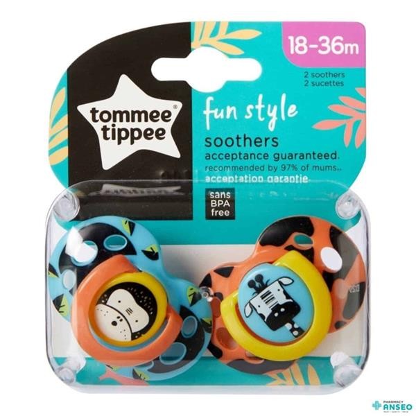 TOMMEE TIPPEE 2 SUCCHIETTI 18-36M FUN STYLE