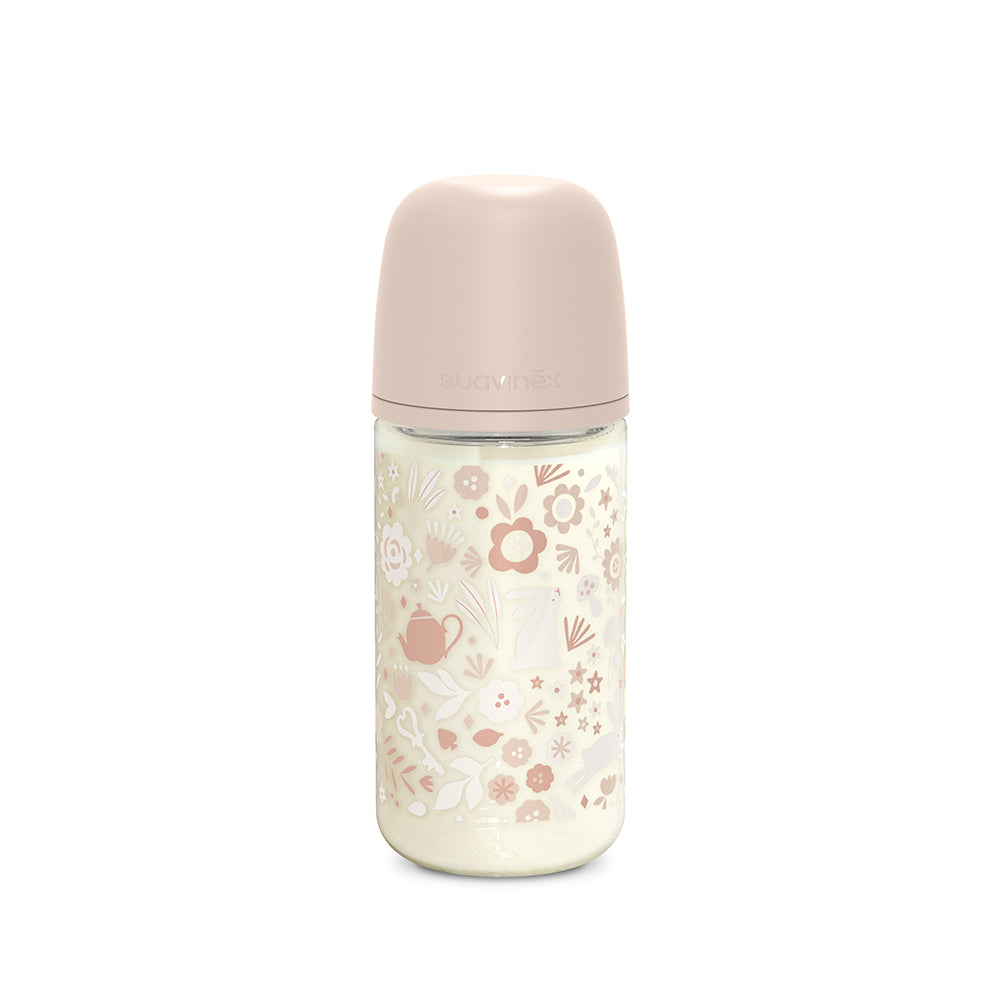 Wland Biberon Vetro Sil 240ML Rosa