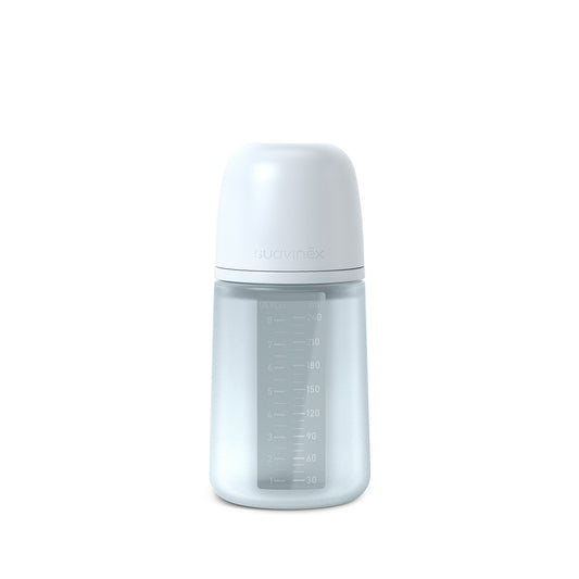 Biberon Silicone 240ML Azzurro